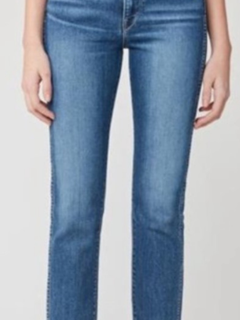 New with tags 3x1 Straight Authentic Crop Ace Jean high rise sz 28